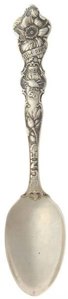 Birthday Zodiac Spoons June-Cancer-Wild Rose - No Box