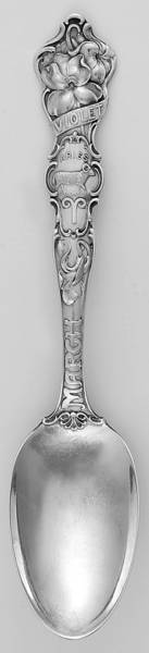 Birthday Zodiac Spoons March-Aries-Violet - No Box