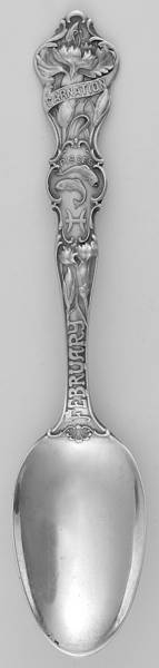 Birthday Zodiac Spoons February-Pisces-Carnation - No Box