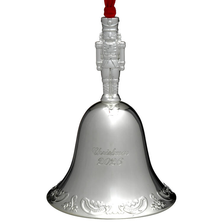 Grande Baroque Bell 2026 Bell-Nutcracker Finial - Boxed