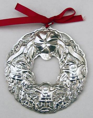 Christmas Wreath Santa Claus - Boxed