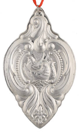Twelve Days of Christmas-Grande Baroque Three French Hens - Boxed