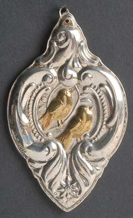 Twelve Days of Christmas-Grande Baroque Two Turtledoves-Gold Accent - With Box 2*