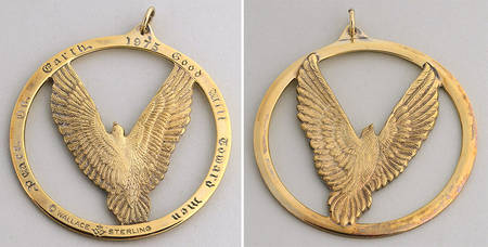 Peace Dove 1975 Peace Dove-Gold Vermeil - Boxed