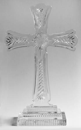 Waterford Crystal Figurine Irish Standing Cross-Master Craftsman - Boxed