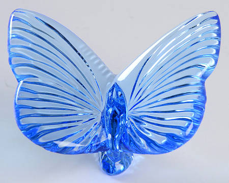 Waterford Crystal Figurine Butterfly-Blue - Boxed