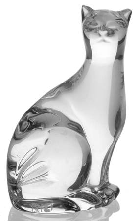 Waterford Crystal Figurine Small Cat - Boxed