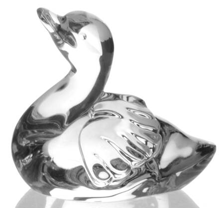 Waterford Crystal Figurine Duck With Head Up - No Box