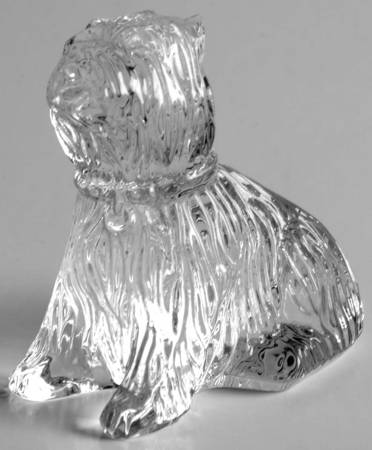 Waterford Crystal Figurine Westie Dog-Sitting - Boxed