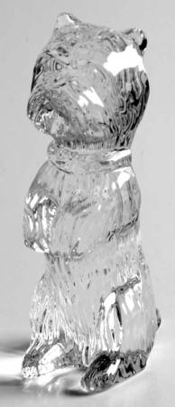Waterford Crystal Figurine Westie Dog-Standing - Boxed