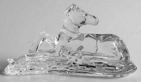 Waterford Crystal Figurine Foal Horse Only--W-5 1/2" - No Box