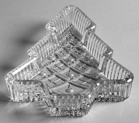 Waterford Crystal Figurine Christmas Tree Candy Dish - Boxed