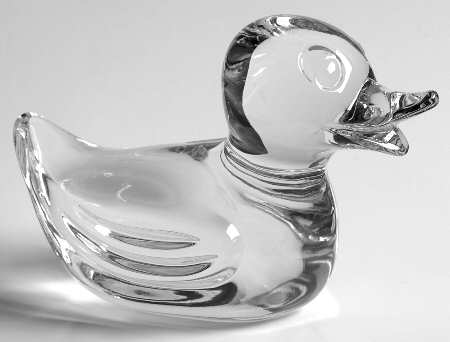 Waterford Crystal Figurine Baby Duck - Boxed