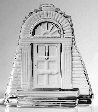 Waterford Crystal Figurine Georgian Door - No Box