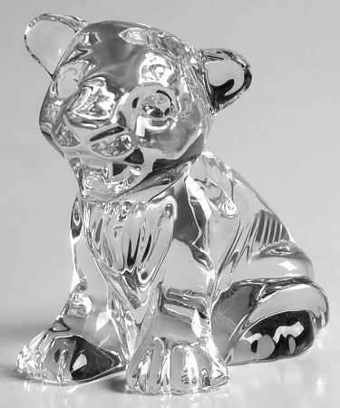 Waterford Crystal Figurine Lion Cub - Boxed