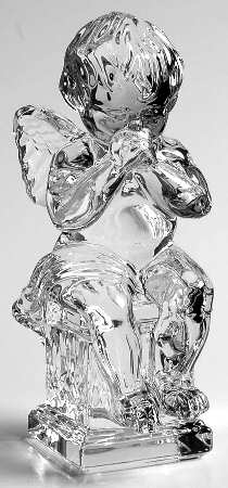 Waterford Crystal Figurine Praying Cherub - No Box