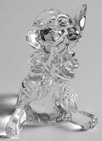 Waterford Crystal Figurine Bunny-3rd Edition With Carrot-Rabbit - Boxed