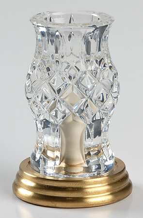 Crystal Jewels Miniatures Hurricane Lamp With Candle - Boxed