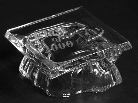 Waterford Crystal Figurine 2000 Graduate Cap - No Box