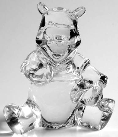Waterford Crystal Figurine Pooh Bear - Boxed