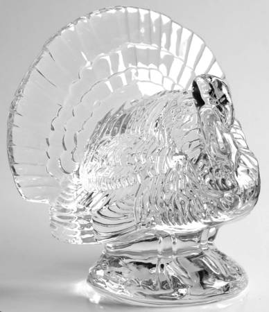 Waterford Crystal Figurine Thanksgiving Turkey - Boxed