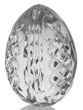 Waterford Crystal Paperweight Egg-Clear - Boxed