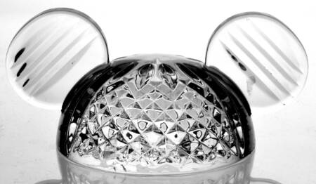 Waterford Crystal Paperweight Mickey Mouse Ears - No Box