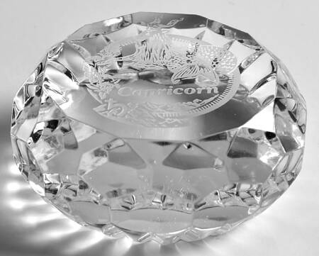 Waterford Crystal Paperweight Capricorn - Boxed