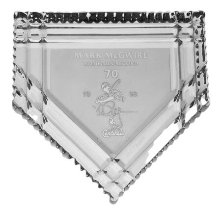 Waterford Crystal Paperweight Mark McGwire- Home Plate - No Box
