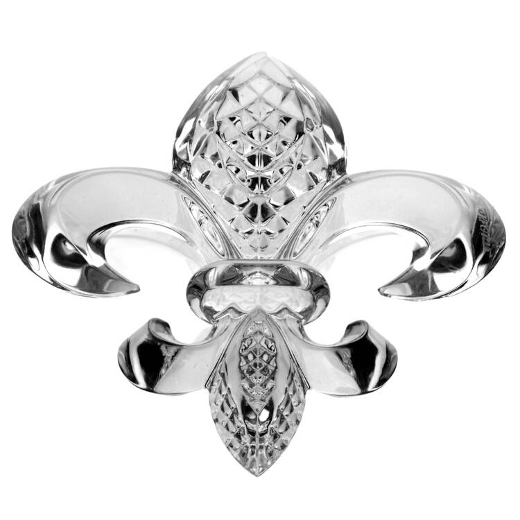Waterford Crystal Paperweight Fleur De Lys - No Box