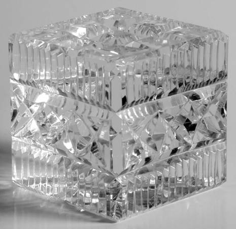 Waterford Crystal Paperweight Large Cube - No Box