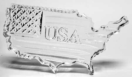 Waterford Crystal Paperweight United States Of America - Boxed