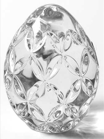 Waterford Crystal Paperweight Egg-Clear  - Boxed