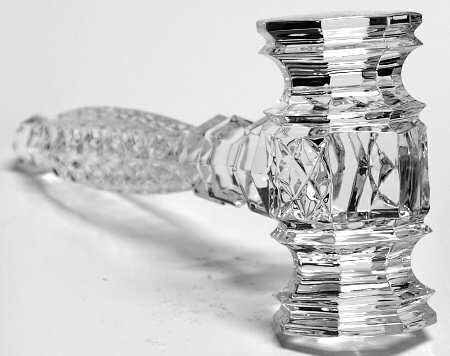 Waterford Crystal Paperweight Gavel - No Box