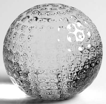 Waterford Crystal Paperweight Golf Ball - Boxed