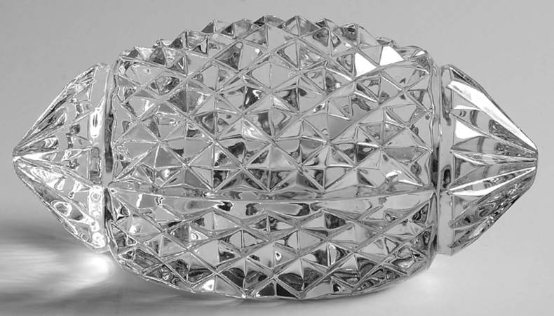 Waterford Crystal Paperweight Football - Boxed
