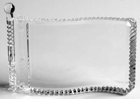 Waterford Crystal Paperweight Pin Flag - Boxed