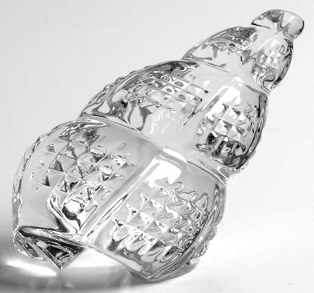 Waterford Crystal Paperweight Conch Shell - No Box