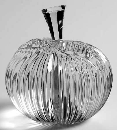 Waterford Crystal Paperweight Peach - No Box