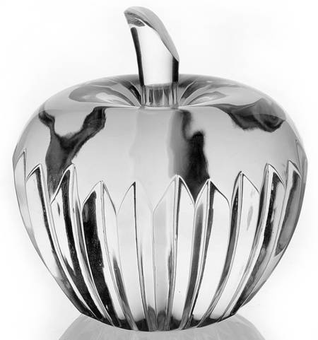 Waterford Crystal Paperweight Apple-No Cuts On Top - No Box