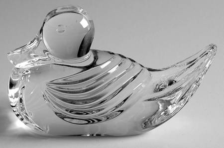 Waterford Crystal Paperweight Duck - No Box