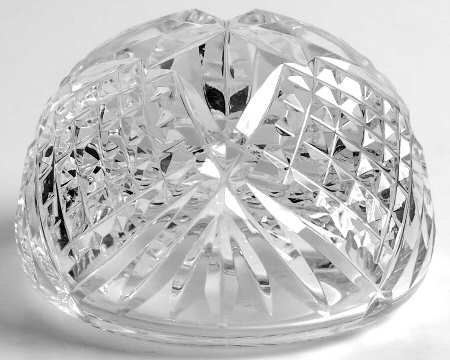 Waterford Crystal Paperweight Round Dome Paperweight - Boxed