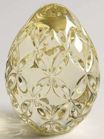 Waterford Crystal Paperweight Egg-Yellow  - Boxed