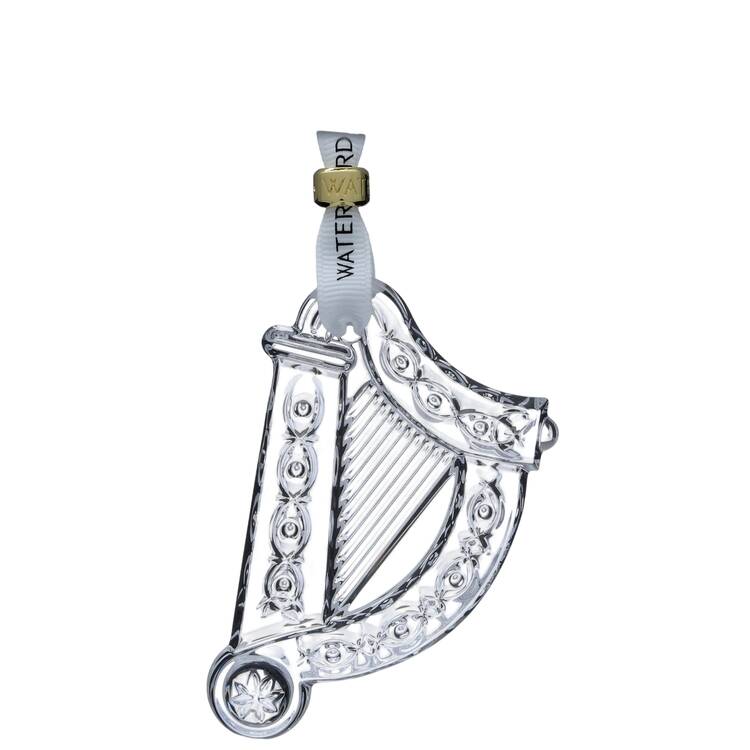 Waterford Christmas Ornament Harp - With Box