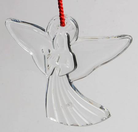 Angel Ornament Angel-With Harp - Boxed