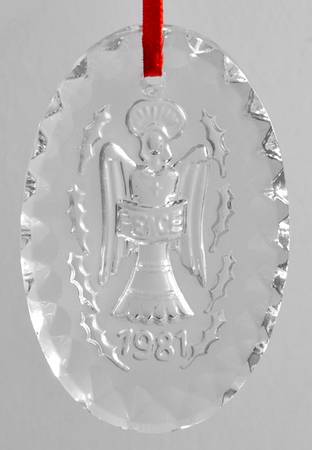 Crystal-Annual Ornament Christmas Angel - Boxed