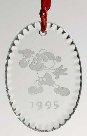 Disney Mickey Holding Ornament - Boxed