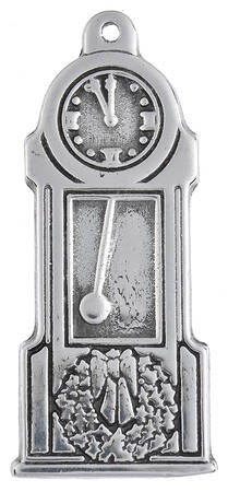 Wilton Armetale Christmas Ornament Clock - No Box