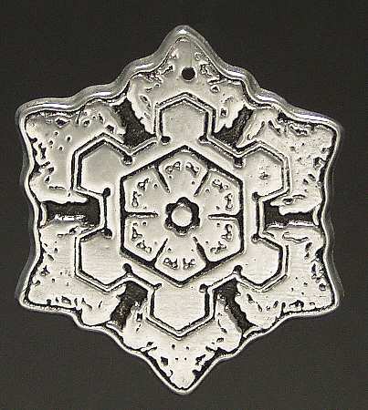 Wilton Armetale Christmas Ornament Snowflake - No Box