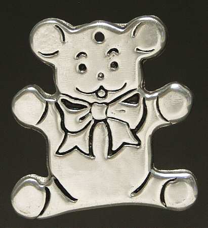 Wilton Armetale Christmas Ornament Bear - No Box